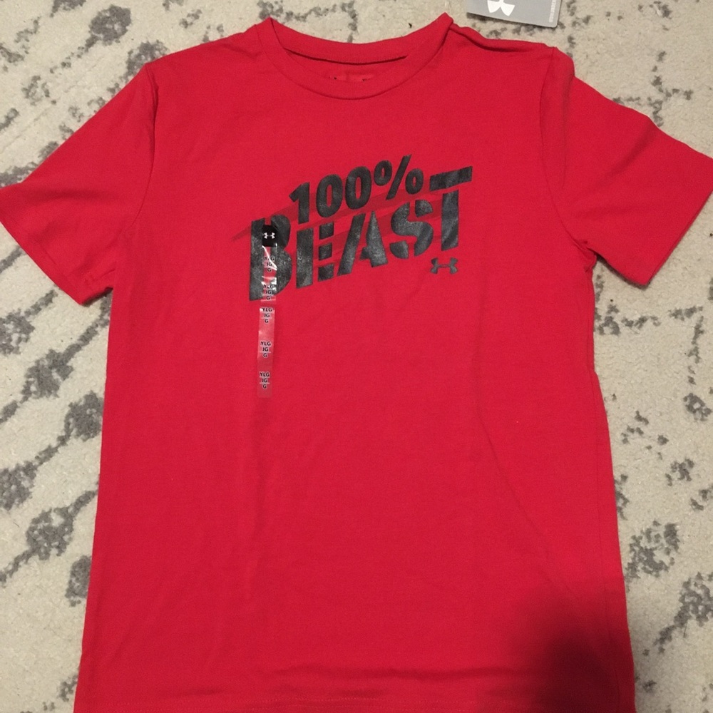 2- Under Armour Shirts new w/ tag and gently used